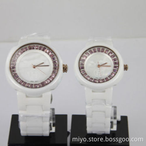 Lovers Watch with Czech Stones Shell Dial, Fancy, Stylish and Beautiful